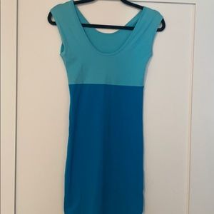 American Apparel bodycon blue dress small